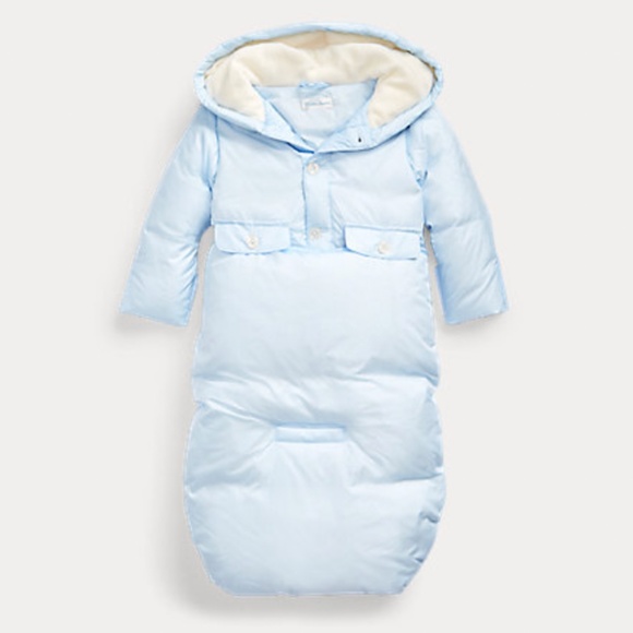 Ralph Lauren Other - Ralph Lauren Beryl Blue Infant Down Bunting & Jacket Set Snowsuit  Size 9M